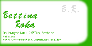 bettina roka business card